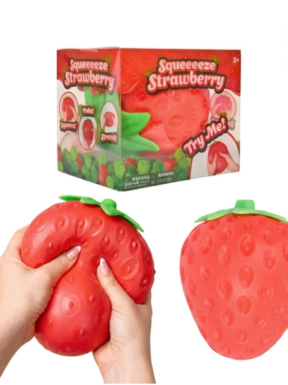 Squeeeze - Large Strawberry Squeeze Stress Reliever